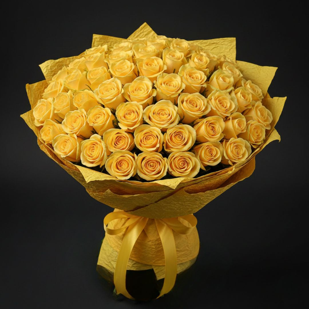 Bloom of Success-101 Yellow Roses