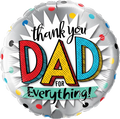 Thank You Dad For Everything Balloon