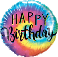 Birthday Tie Dye Swirls