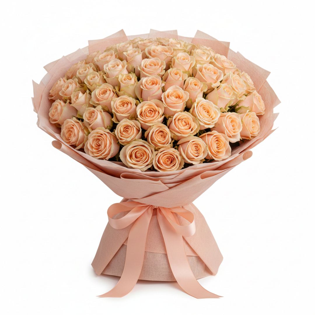 Celebration in Peach-151 Peach Roses