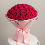 Birthday Blush of 151 Pink Roses
