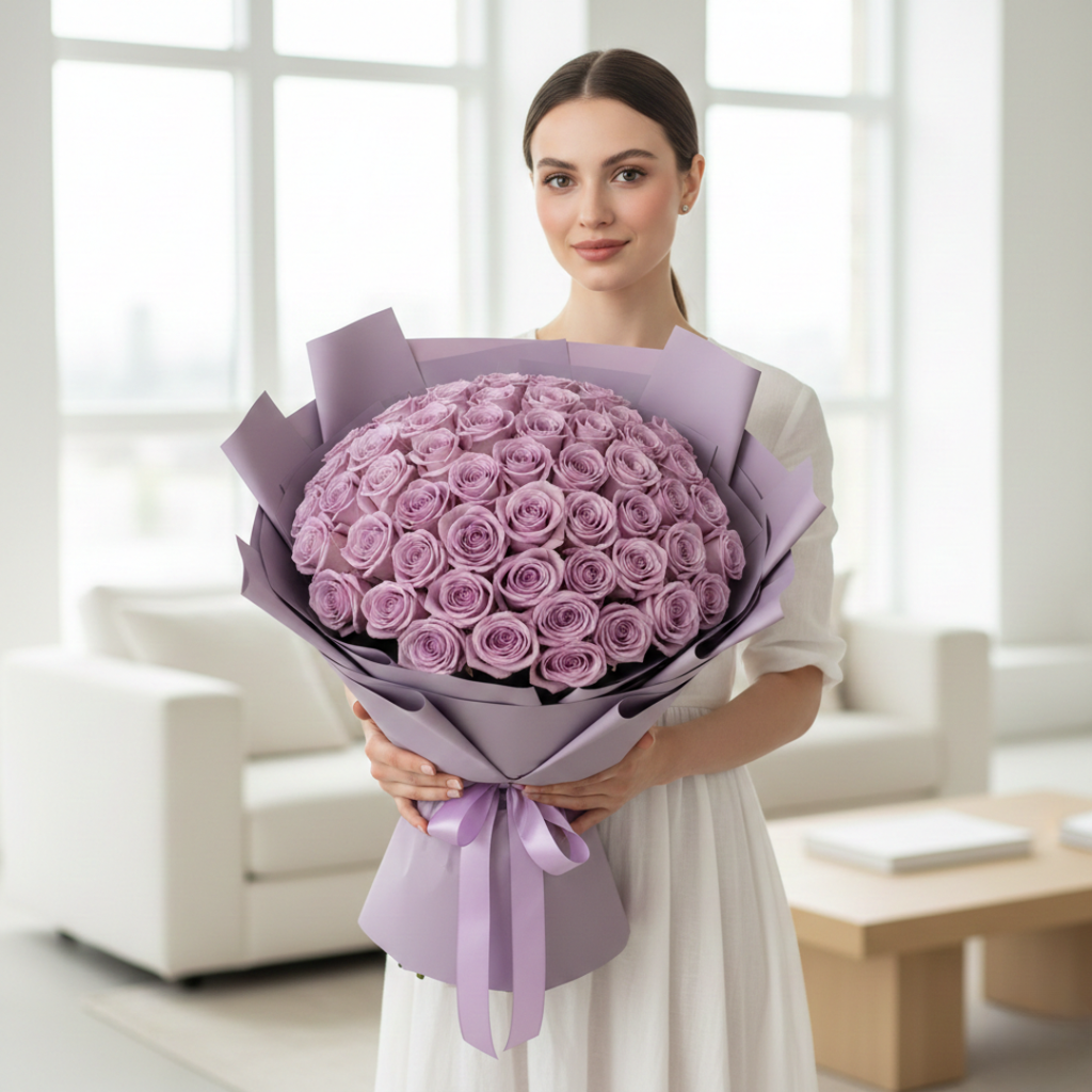 Enchanted Love-151 Purple Roses