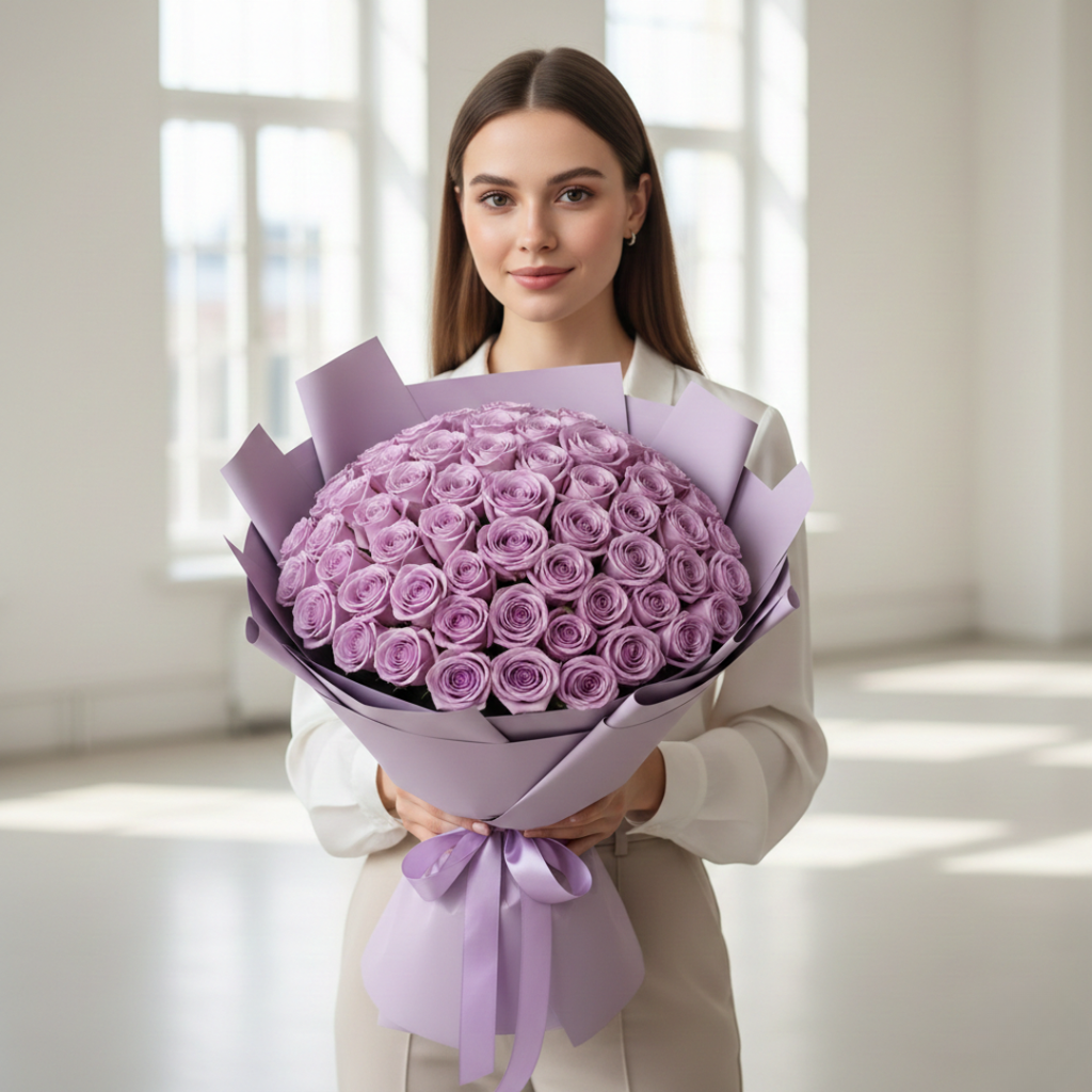Enchanted Love-151 Purple Roses