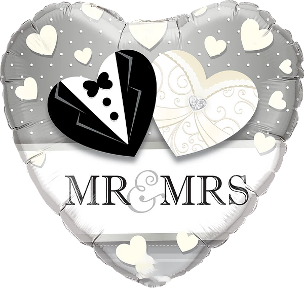 Mr. and Mrs. Wedding Balloon