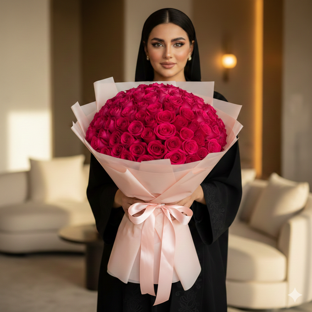Celebration in Pink-200 Pink Roses