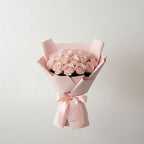 Blushing Love-21 Light Pink Roses