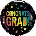 Congrats Grad Ombre Dots