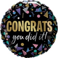 Congrats You Did It Metallic