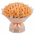 Sweet Peach Love-500 Peach Roses
