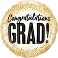Grad Gold Glitter Dots