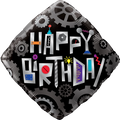 Birthday Robot Cogwheels