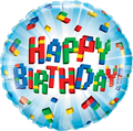 Birthday Exploding Blocks