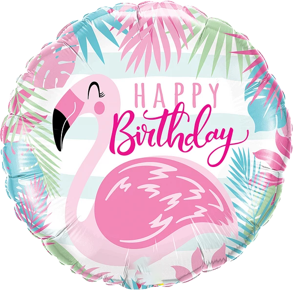 Birthday Pink Flamingo