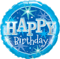 Birthday Blue Sparkle