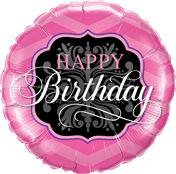 Birthday Pink & Black