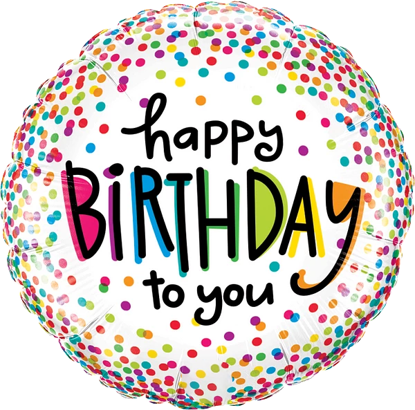Birthday Sprinkled Dots