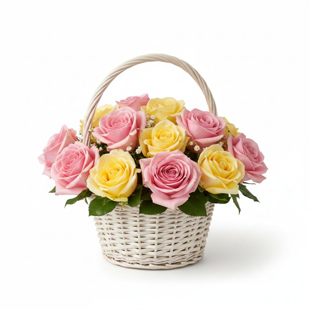 Valentine's Blushing Love Basket