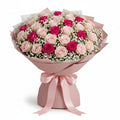 Blushing Promise – Pink Roses Anniversary Bouquet