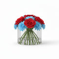 Crimson & Blooms Vase