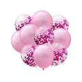 Dark pink Conffeti set of 10