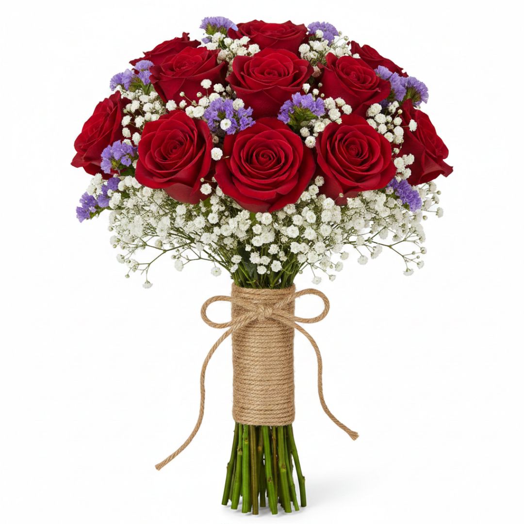 Eternal Red Bridal Bouuqet
