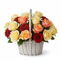 Valentine's Golden Blush Basket