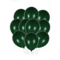 Green latex set of 10