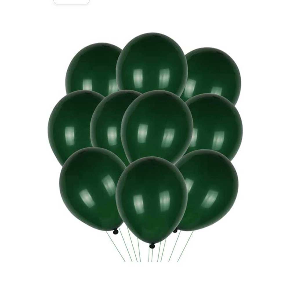 Green latex set of 10
