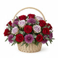 Lavender Flame Basket