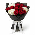 Midnight Romance – Red & White Bouquet For Her