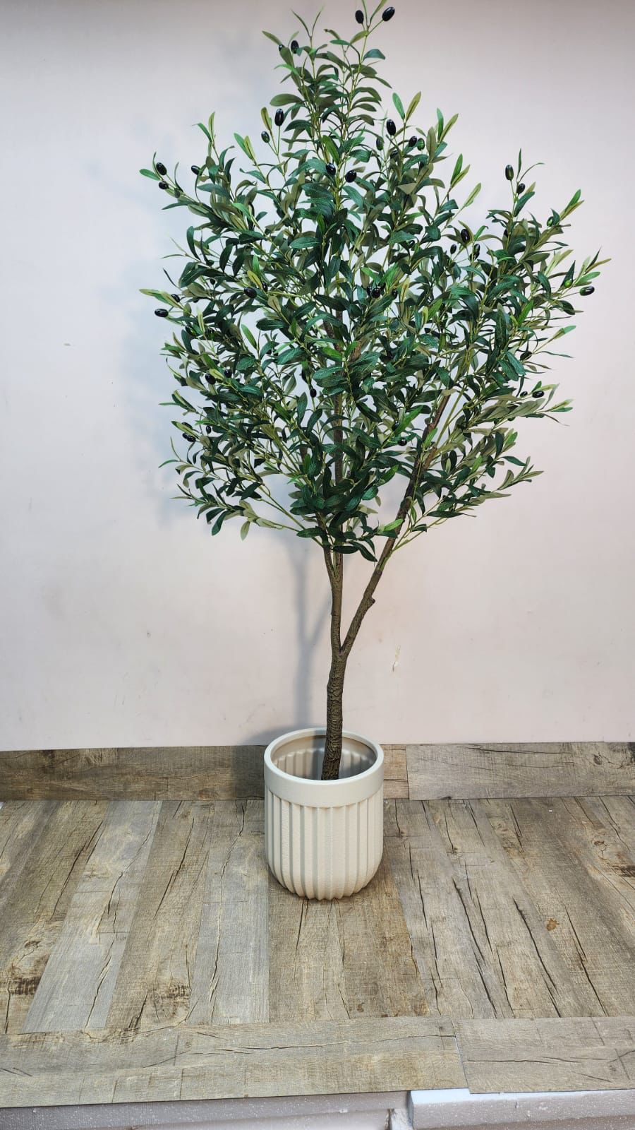 1.8m Faux Olive Tree – Mediterranean Style