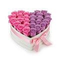 Royal Blush – 30 Roses Heart Box