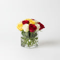 Sunset Love Glass Vase
