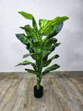 120cm Faux Dieffenbachia Plant – Tropical Statement Piece