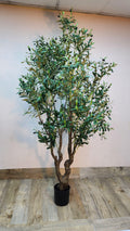 210cm Premium Faux Olive Tree – Grand Mediterranean Style