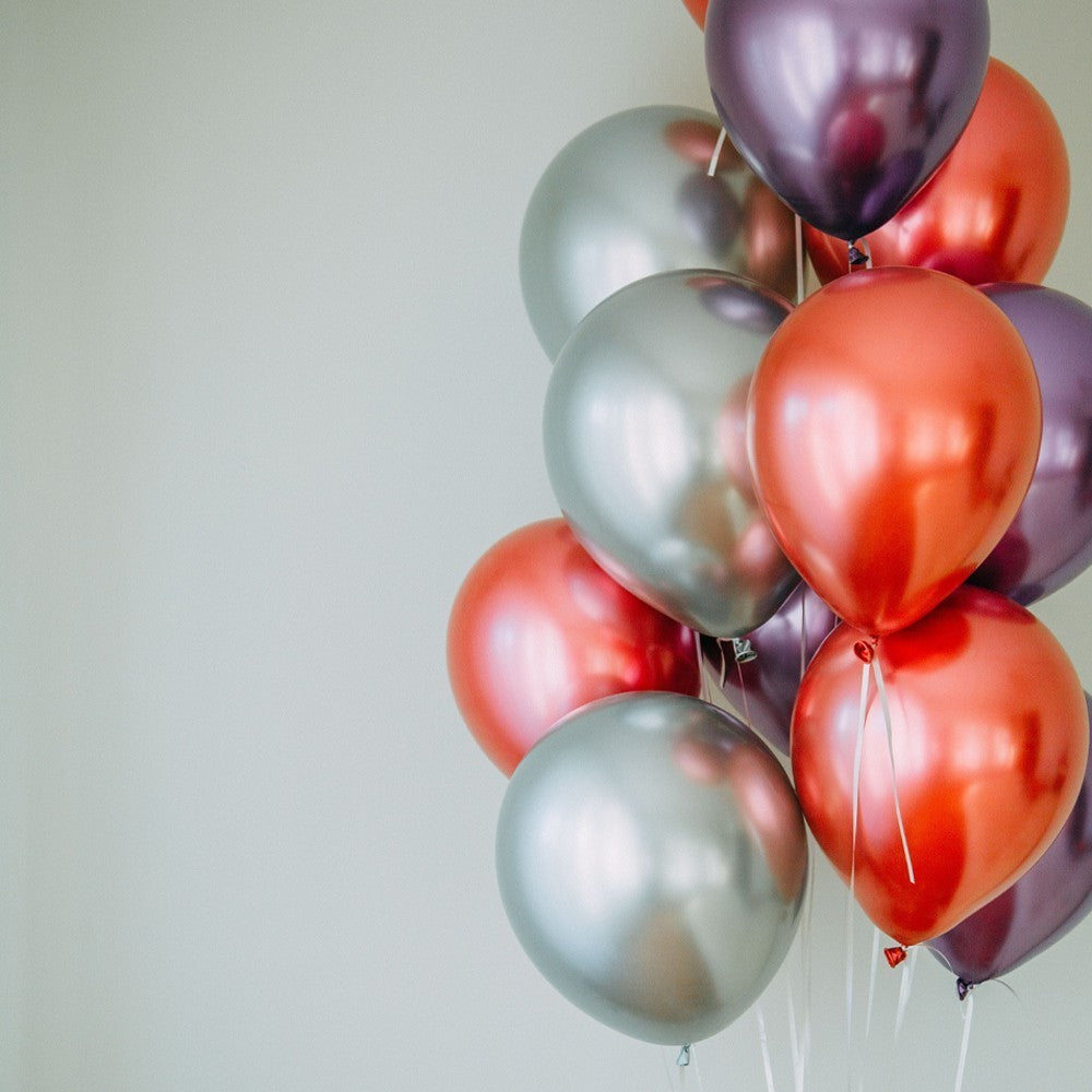 Multicolor Chrome Balloons